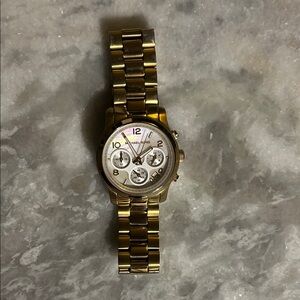 Michael Kors Gold Chronograph Watch